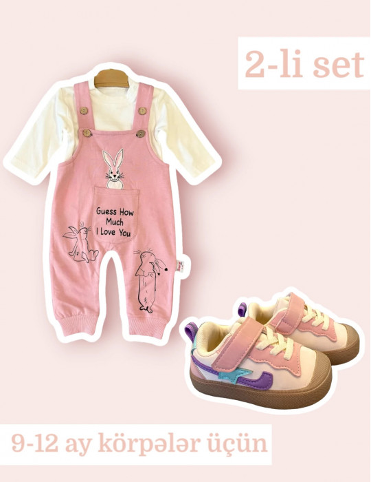 0-18 aylıq uşaqlar üçün yay sezon qisaqol sortik dəsti | sun and surf