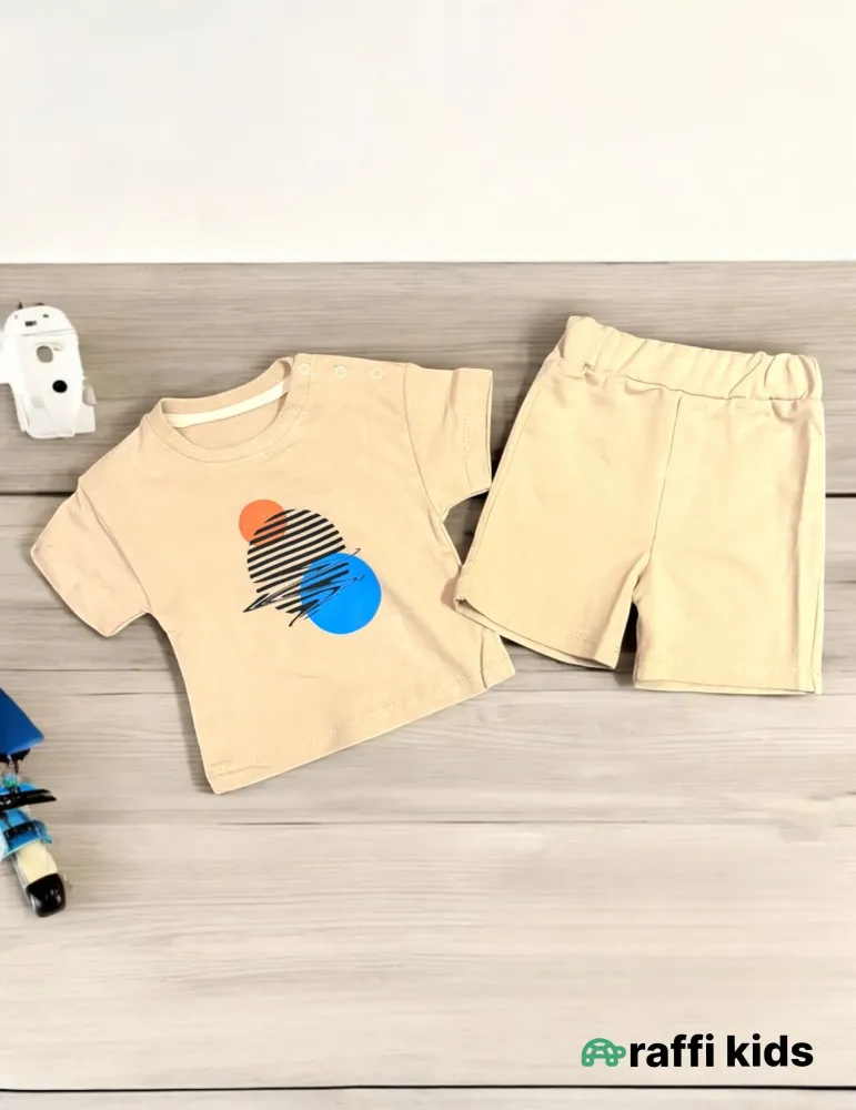 0-18 aylıq uşaqlar üçün yay sezon qisaqol sortik dəsti | always smile