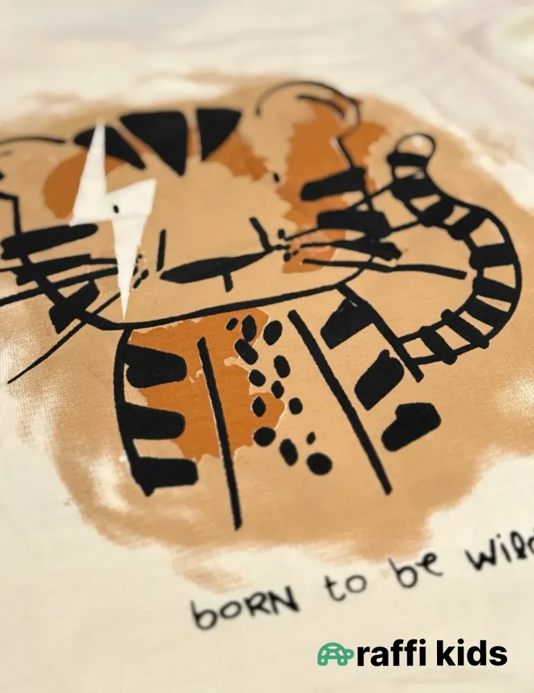 0-18 aylıq uşaqlar üçün yay sezon qisaqol sortik dəsti | born to be wild