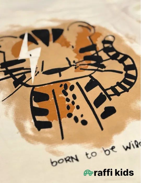 0-18 aylıq uşaqlar üçün yay sezon qisaqol sortik dəsti | born to be wild