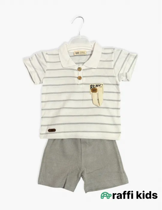 0-18 aylıq uşaqlar üçün yay sezon qisaqol sortik dəsti | little golfer