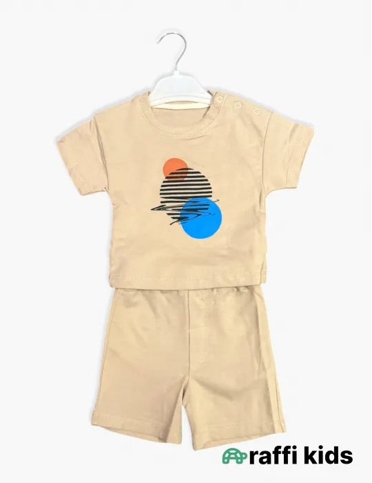 0-18 aylıq uşaqlar üçün yay sezon qisaqol sortik dəsti | always smile