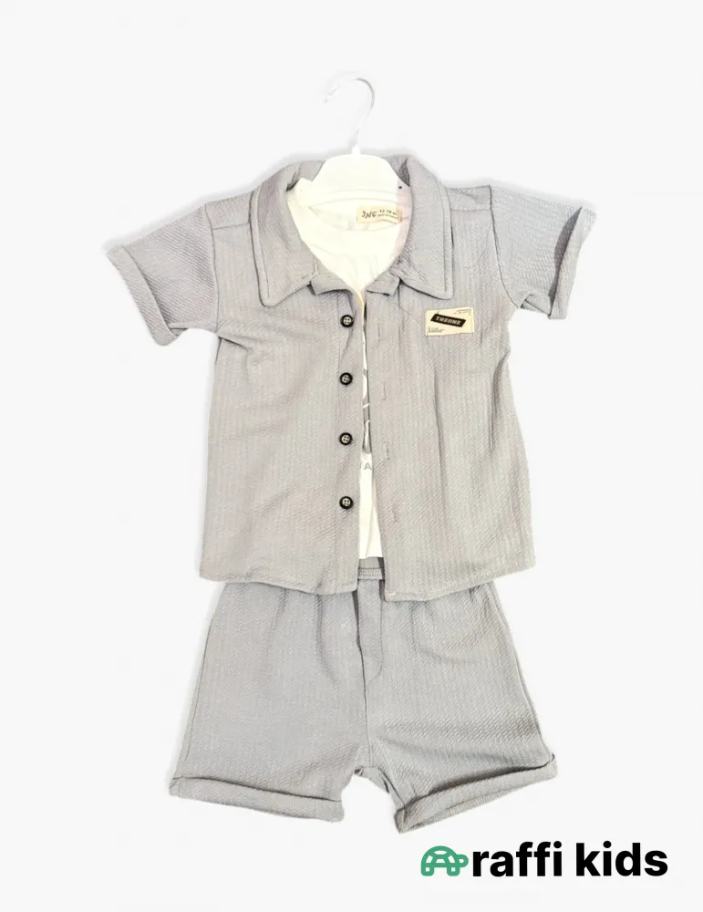 0-18 aylıq uşaqlar üçün yay sezon qisaqol sortik dəsti | sun and surf