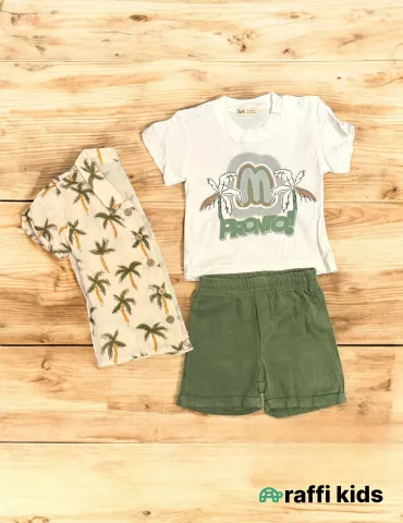 0-18 aylıq uşaqlar üçün yay sezon qisaqol sortik dəsti | sun and surf 2