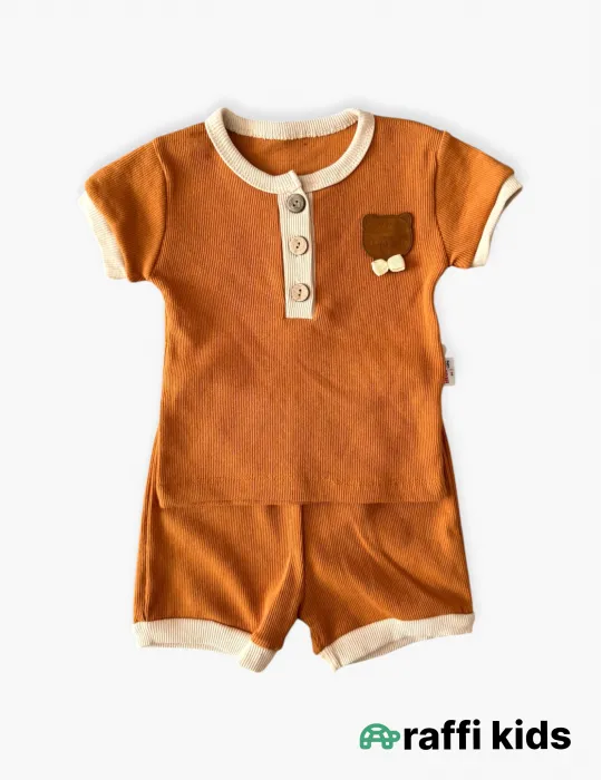 0-18 aylıq uşaqlar üçün yay sezon qisaqol sortik dəsti | sun and surf