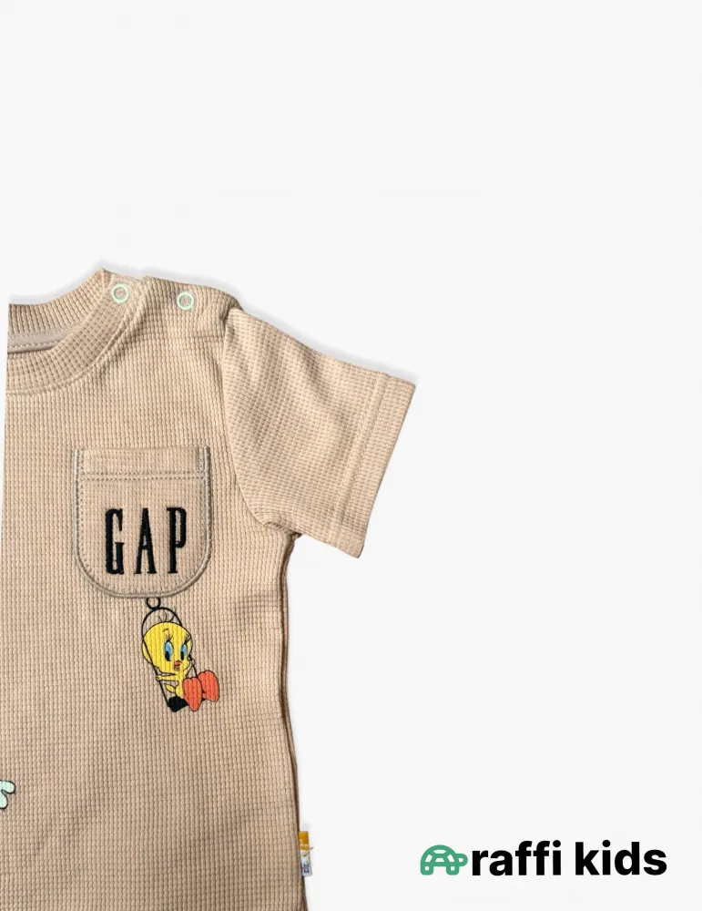 0-18 aylıq uşaqlar üçün yay sezon qisaqol sortik dəsti | sun and surf