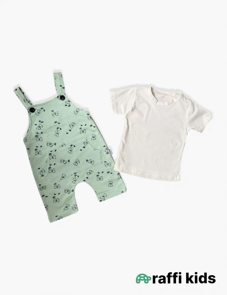 0-18 aylıq uşaqlar üçün yay sezon qisaqol sortik dəsti | sun and surf