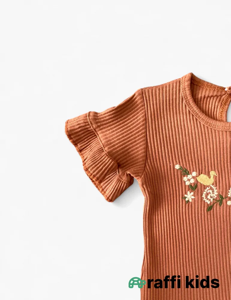 0-18 aylıq uşaqlar üçün yay sezon qisaqol sortik dəsti | goose