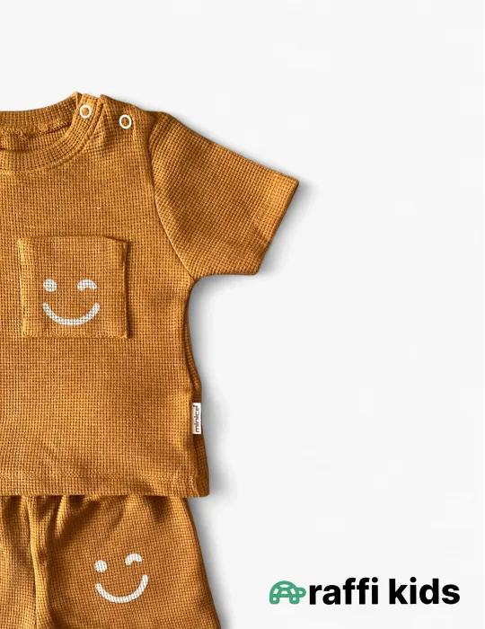 0-18 aylıq uşaqlar üçün yay sezon qisaqol sortik dəsti | always smile