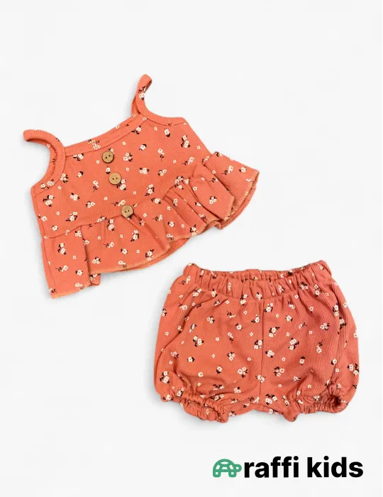 0-24 aylıq uşaqlar üçün yay sezon qisaqol sortik dəsti | sun and surf