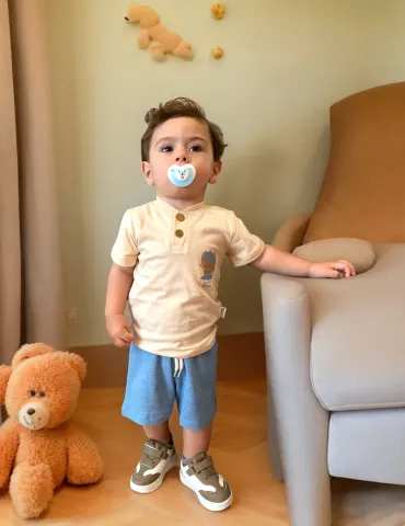 0-18 aylıq uşaqlar üçün yay sezon qisaqol sortik dəsti | sun and surf 2