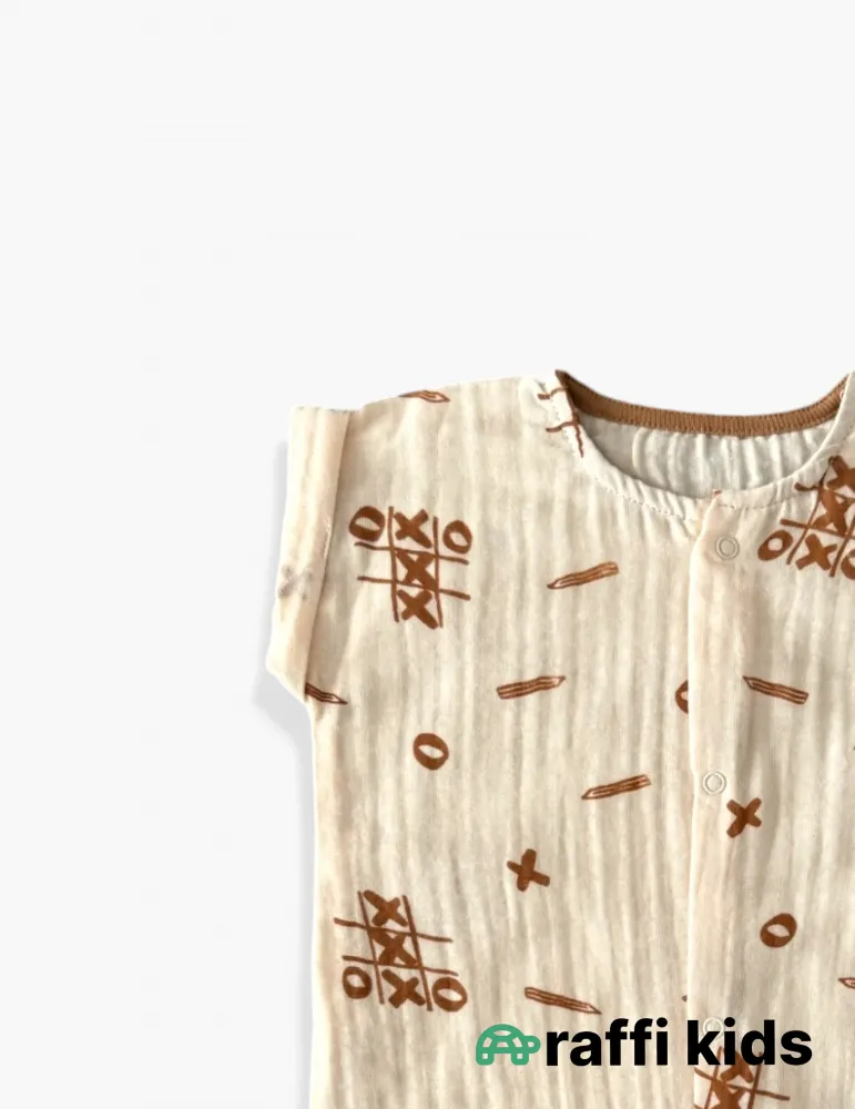 0-18 aylıq uşaqlar üçün yay sezon qisaqol sortik dəsti | sun and surf