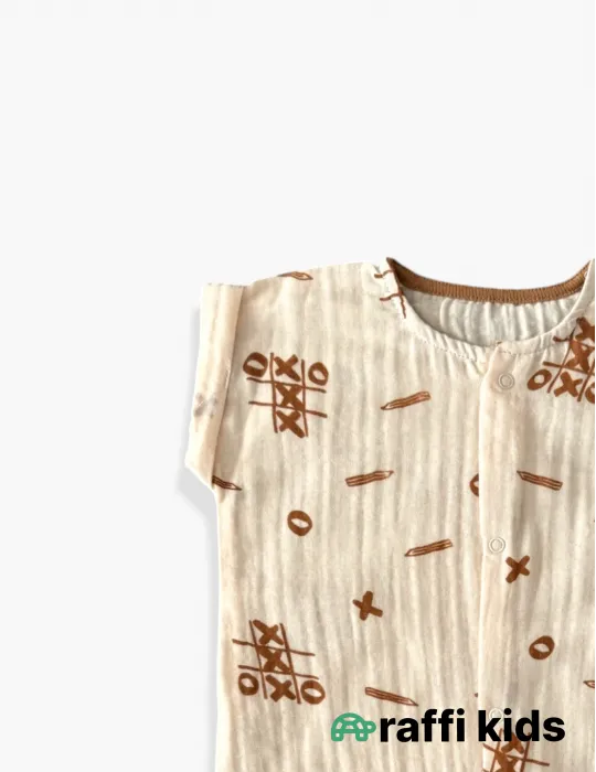 0-18 aylıq uşaqlar üçün yay sezon qisaqol sortik dəsti | sun and surf