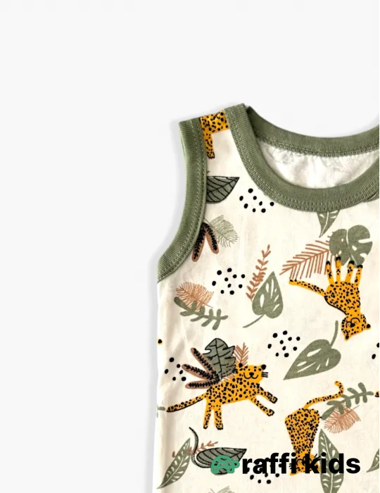 0-18 aylıq uşaqlar üçün yay sezon qisaqol sortik dəsti | sun and surf