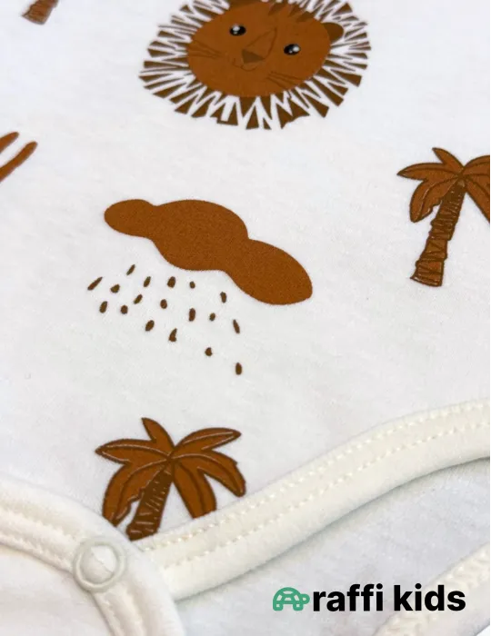 0-18 aylıq uşaqlar üçün yay sezon qisaqol sortik dəsti | sun and surf