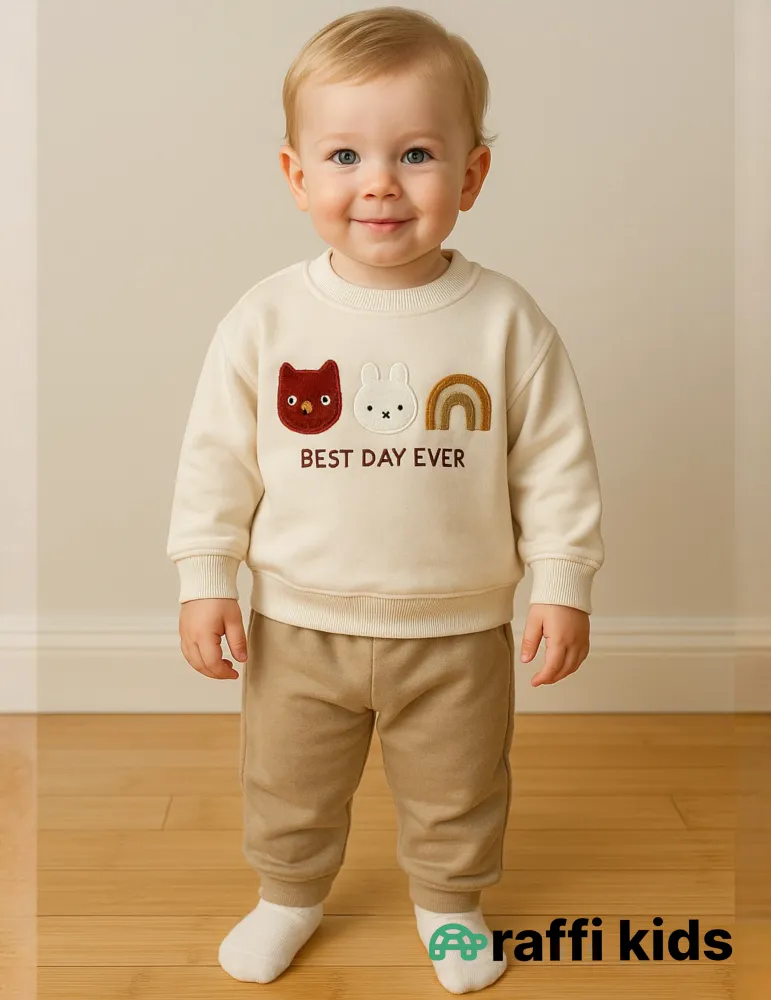 0-18 aylıq uşaqlar üçün yay sezon qisaqol sortik dəsti | sun and surf