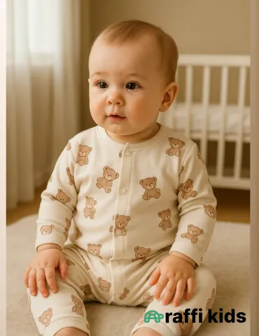 0-18 aylıq uşaqlar üçün yay sezon qisaqol sortik dəsti | Raffi Kids