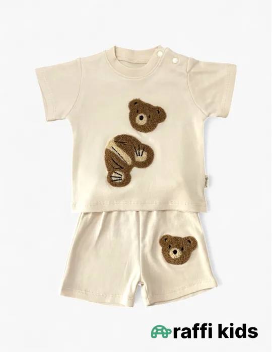 2-li-set–12-18 ay türkiyə istehsalı pambıq uşaq geyimi|Raffikids