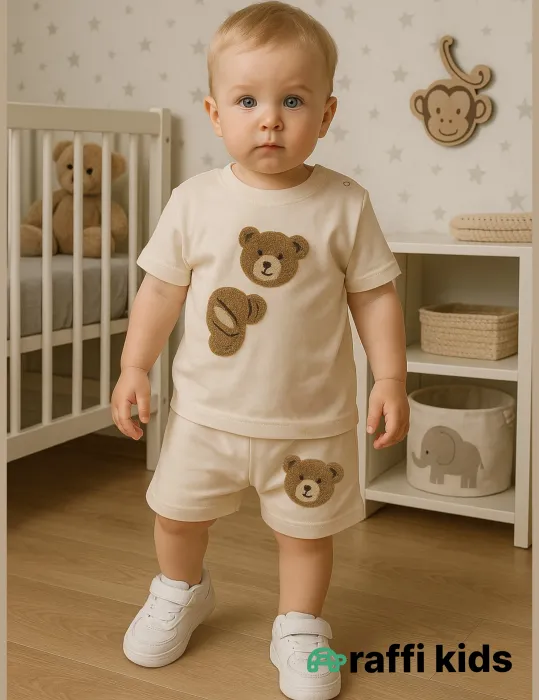 2-li-set–12-18 ay türkiyə istehsalı pambıq uşaq geyimi|Raffikids