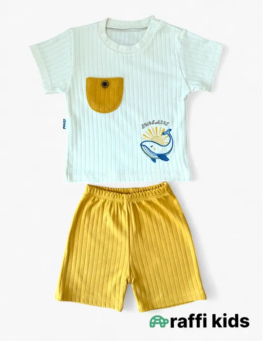 Delfin dostum – 6-9, 9-12 ay türkiyə istehsalı pambıq uşaq geyimi|Raffikids