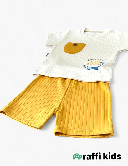 Delfin dostum – 6-9, 9-12 ay türkiyə istehsalı pambıq uşaq geyimi|Raffikids