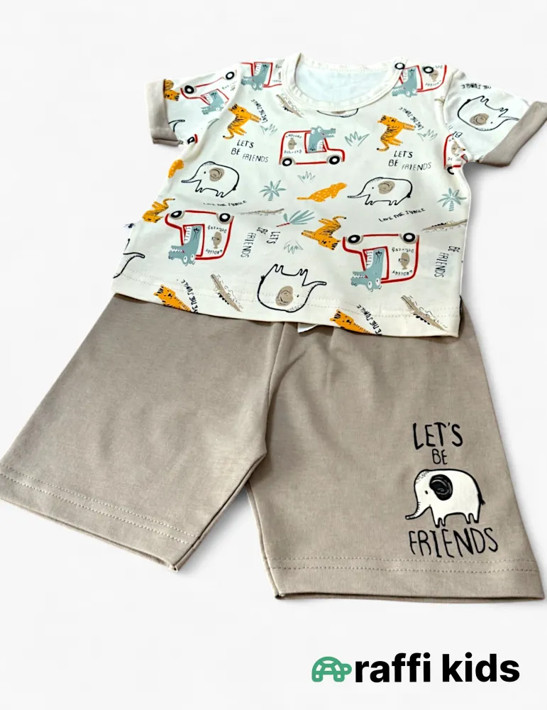 Gəl dost olaq – 0-24 ay türkiyə istehsalı pambıq uşaq geyimi|Raffikids