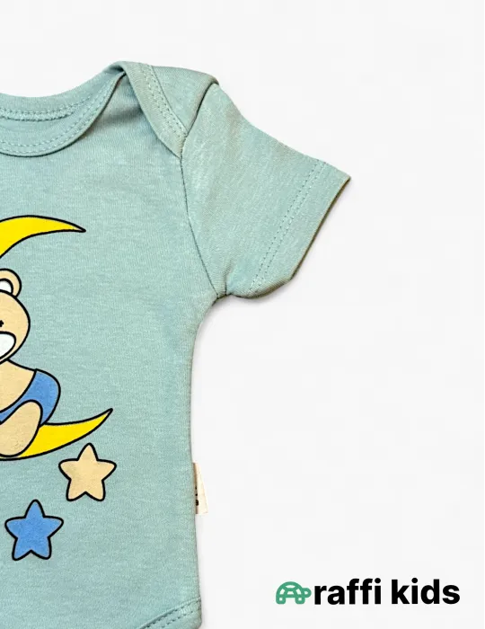 Yuxu qısaqol body ay türkiyə istehsalı pambıq uşaq bodisi|Raffikids