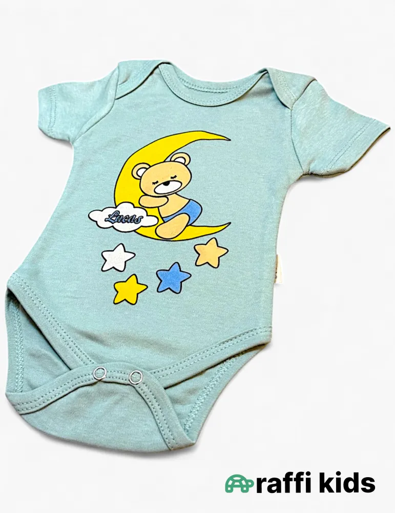 Yuxu qısaqol body ay türkiyə istehsalı pambıq uşaq bodisi|Raffikids