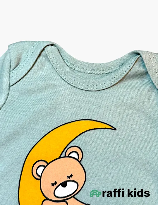 Yuxu qısaqol body ay türkiyə istehsalı pambıq uşaq bodisi|Raffikids