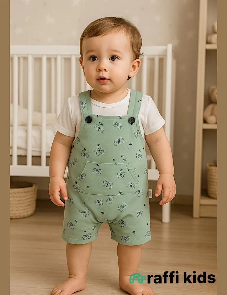 0-18 aylıq uşaqlar üçün yay sezon qisaqol sortik dəsti | sun and surf