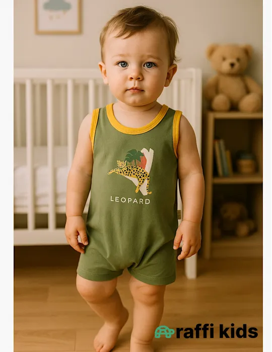 Leopard – 3-6 ay türkiyə istehsalı pambıq uşaq geyimi|Raffikids