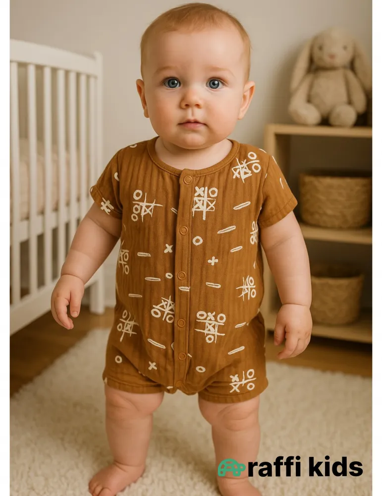 0-18 aylıq uşaqlar üçün yay sezon qisaqol sortik dəsti | sun and surf