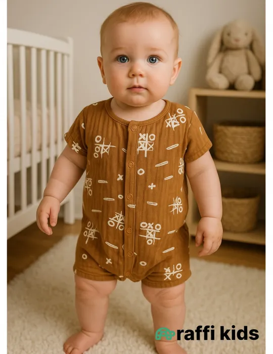 0-18 aylıq uşaqlar üçün yay sezon qisaqol sortik dəsti | sun and surf