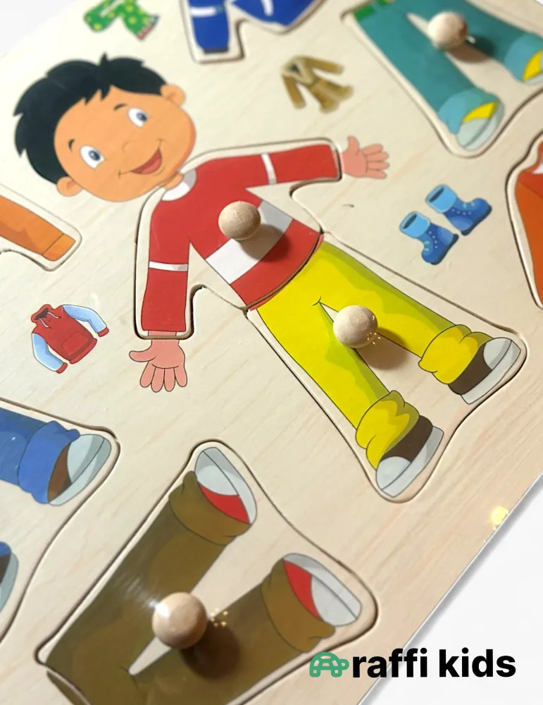 Taxta Puzzle – Təhlükəsiz və Öyrədici Uşaq Oyuncağı|Raffikids