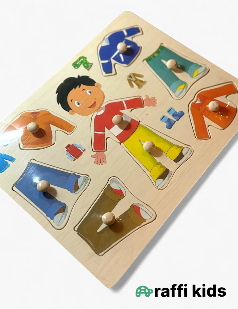 Taxta Puzzle – Təhlükəsiz və Öyrədici Uşaq Oyuncağı|Raffikids