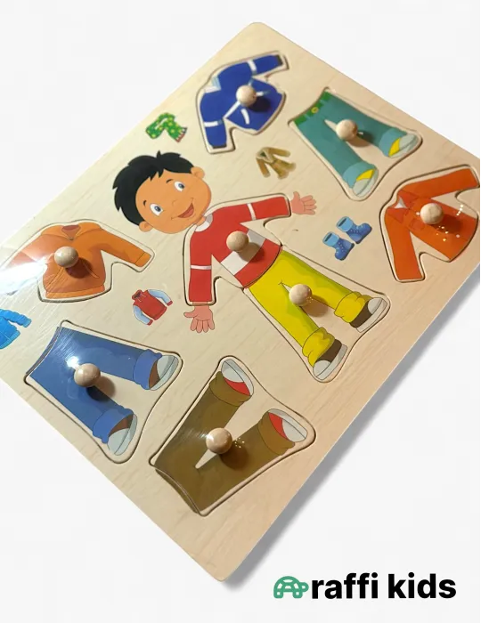 Taxta Puzzle – Təhlükəsiz və Öyrədici Uşaq Oyuncağı|Raffikids
