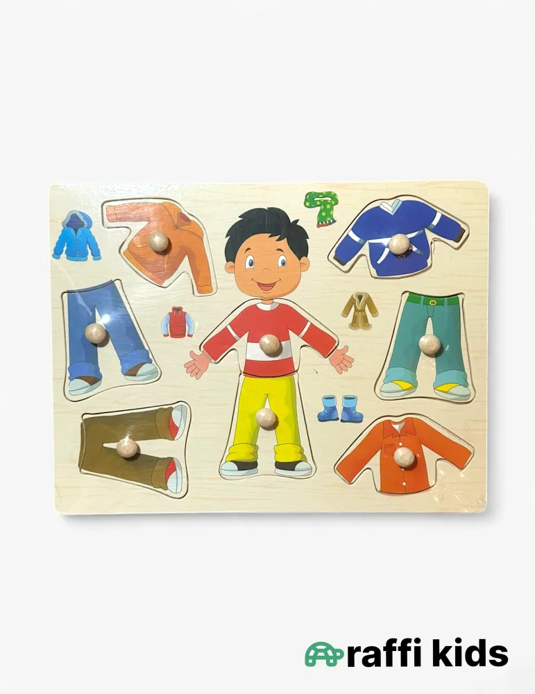 Taxta Puzzle – Təhlükəsiz və Öyrədici Uşaq Oyuncağı|Raffikids