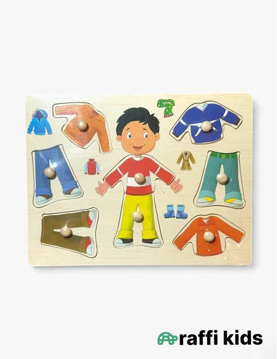 Taxta Puzzle – Təhlükəsiz və Öyrədici Uşaq Oyuncağı|Raffikids