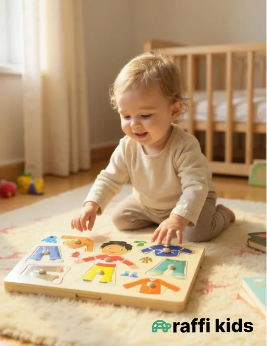 Taxta Puzzle – Təhlükəsiz və Öyrədici Uşaq Oyuncağı|Raffikids