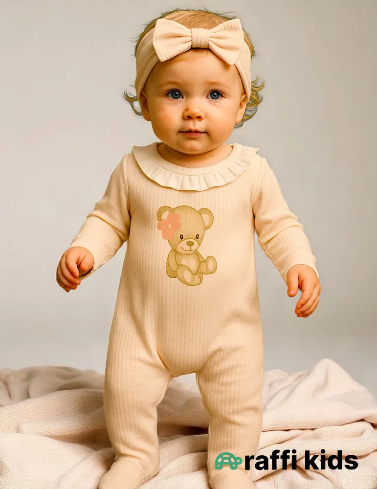 Balaca ayı dostum – 0-24 ay türkiyə istehsalı pambıq uşaq geyimi|Raffikids