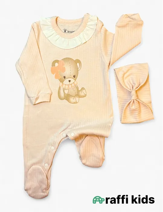 Balaca ayı dostum – 0-24 ay türkiyə istehsalı pambıq uşaq geyimi|Raffikids