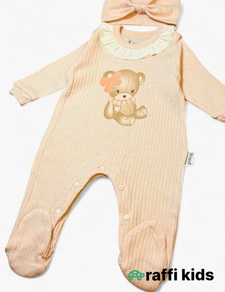 Balaca ayı dostum – 0-24 ay türkiyə istehsalı pambıq uşaq geyimi|Raffikids