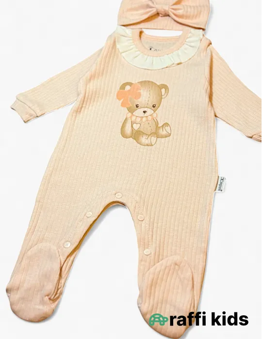 Balaca ayı dostum – 0-24 ay türkiyə istehsalı pambıq uşaq geyimi|Raffikids