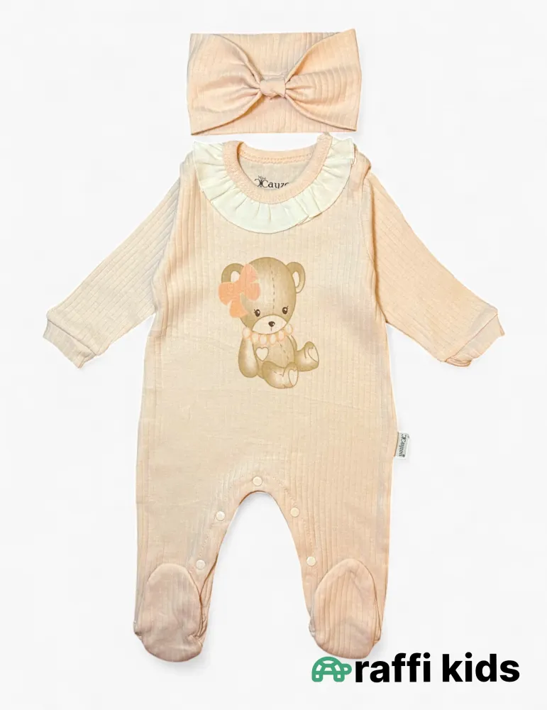 Balaca ayı dostum – 0-24 ay türkiyə istehsalı pambıq uşaq geyimi|Raffikids