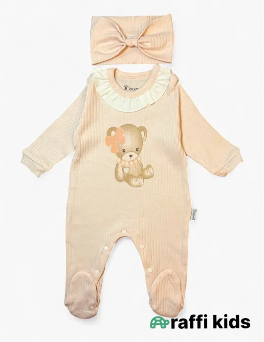 Balaca ayı dostum – 0-24 ay türkiyə istehsalı pambıq uşaq geyimi|Raffikids