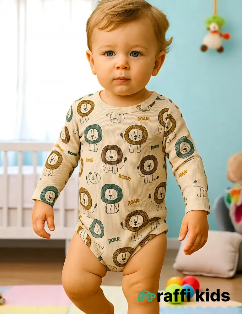 0-18 aylıq uşaqlar üçün yay sezon qisaqol sortik dəsti | Raffi Kids