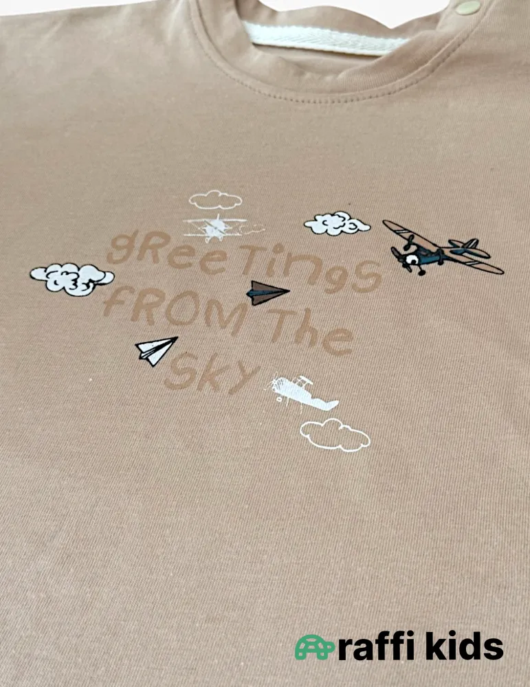 Pilot ikili dəst – 0-18 ay türkiyə istehsalı pambıq uşaq geyimi|Raffikids