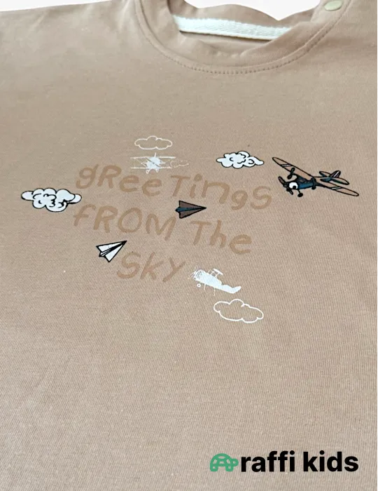 Pilot ikili dəst – 0-18 ay türkiyə istehsalı pambıq uşaq geyimi|Raffikids