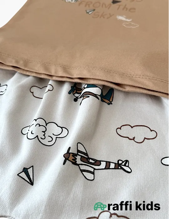 Pilot ikili dəst – 0-18 ay türkiyə istehsalı pambıq uşaq geyimi|Raffikids