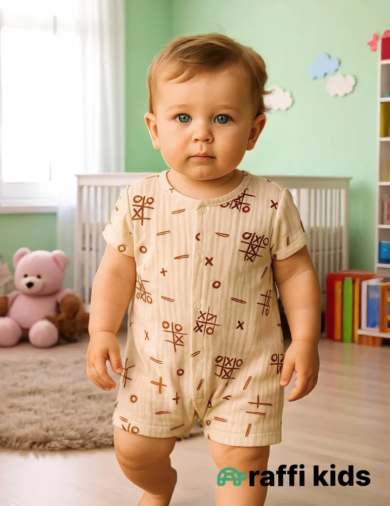 0-18 aylıq uşaqlar üçün yay sezon qisaqol sortik dəsti | sun and surf